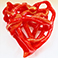 Cuore rosso e oro 2014 - modellazione a caldo in fornace, Abate Zanetti Murano - 50 x 40 x 12 cm | Gianna Moise