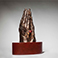 Pray: peace and love - 22 cm x 8 cm - fusione in bronzo | Gianna Moise