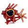 Pesce Rosso 2016 - 45 cm x 35 cm - vetro fusione fornace Murano | Gianna Moise