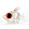 Pesce Bianco 2012 - 45cm x 35cm - vetro fusione fornace Murano | Gianna Moise