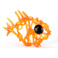 Pesce Arancio 2012 - 45cm x 35cm - vetro fusione fornace Murano | Gianna Moise