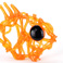 Pesce Arancio 2012 - 45cm x 35cm - vetro fusione fornace Murano | Gianna Moise